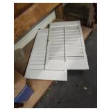 Pair of Shutter Doors, Magazine Rack, etc