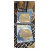 2 Aqua source soap dishes