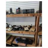 Contents of 3 Shelves Phones, & misc