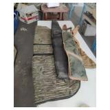 Soft Bow Case& 3 Soft Gun Cases.  Needs Cleaned