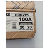 New Square D 100 Amp Panel Box with Front Cover &