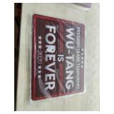 2 Wu-Tang Yard Signs 17.5" x 23.5". Has Meta yard