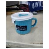 New Corning ware Mug with Vented lid