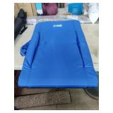 New Folding Backpack Stadium Chair. Blue