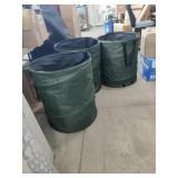 3 New Collapsible Camping TrashCans, Laundry