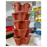 New Mr Stackey Vertical Garden Planters 5 Stack