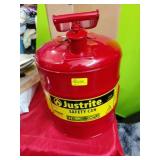 Brand New 5 Gallon Justrite Safety Gas Can with