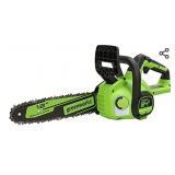 Greenworks 24V 12" Brushless Chainsaw, 4Ah BARE
