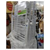 6 New Rubbermaid Wire Shelving, White, 6-foot by