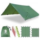 SaphiRose Camping Tarp, Rain Fly Hammock,