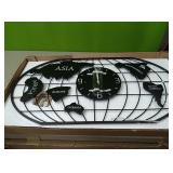 New continents clock......approx 31"×16"