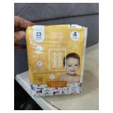 Hello Bello Size 4 Diapers.  23 Diapers per pack