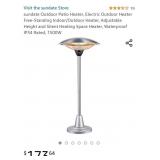 New Outdoor Patio Heater, Electric Outdoor Heater