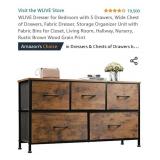 WLIVE Dresser for Bedroom with 5 Drawers, Wide