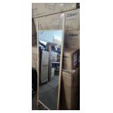 5ft 4in tall wood lined mirror. Has a small piece