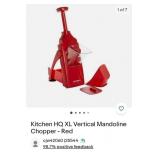 New- Kitchen HQ XL Vertical Mandoline Chopper -