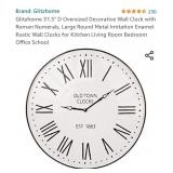 Huge! NEW Glitzhome 31.5" D Oversized Decorative