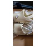 New - Child size 7.5 shoes croc like velcro