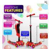 Hurtle 3 Wheeled Scooter for Kids - 2-in-1