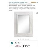 Barnyard Designs 24x32 Whitewashed Wood Farmhouse