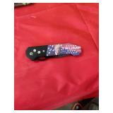 Trump 2024 Spring loaded Push Button Lock Blade