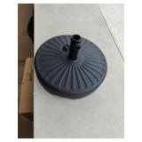 New Patio Umbrella Base.  Fill full of Sand for