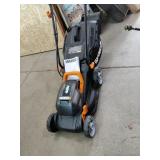 40 Volt Electric Lawnmower Worx.  Has been Used.