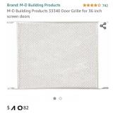 M-D Building Products 33340 Door Grille for 36