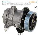 Denso 471-7026 New Compressor with Clutch 2016