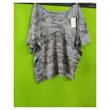New Ladies 4x Camo Top  Short Sleeve