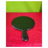 New 16" x 12" Acacia Modern Serving Board Black -