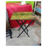 New 4 Dark Wood TV Tables..