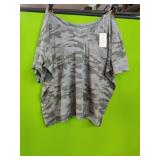 New Ladies 4x Camo Top  Short Sleeve