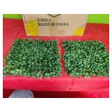 24 pack Artificial Boxwood Hedge Panels 10"