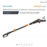 New- WEN 4019 6-Amp 8-Inch Electric Telescoping
