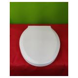 New Round Front Slow-Close White Toilet Seat with