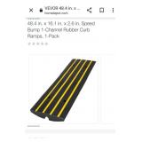 VEVOR 48.4 in. x 16.1 in. x 2.6 in. Speed Bump