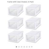 Sterilite 20518006 6 Quart/5.7 Liter Stacking