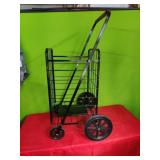New Folding Grocery/Auction/ Big Wheel Cart