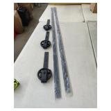 New Barn Door Hardware.  2 -6