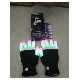New LED flashing gloves with multiple settings
