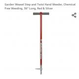 Garden Weasel Step and Twist Hand Weeder,