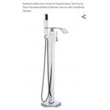 New- Senlesen Bathroom Chrome Freestanding Tub