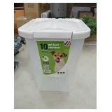 10 lb pet food container. Busted at top but can