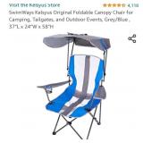New Kelsyus Original Foldable Canopy Chair for