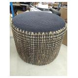 New round poof foot stool 18"×15"