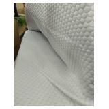 Twin size memory foam mattress topper