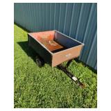 2 Wheel Lawnmower Dump Cart.  Hitch will need to