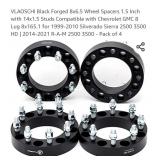 VLAOSCHI Black Forged 8x6.5 Wheel Spacers 1.5