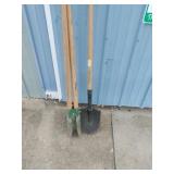 Round Point Shovel & Post Hole Digger